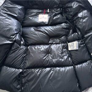 Women Moncler Shiny Black Down Jacket